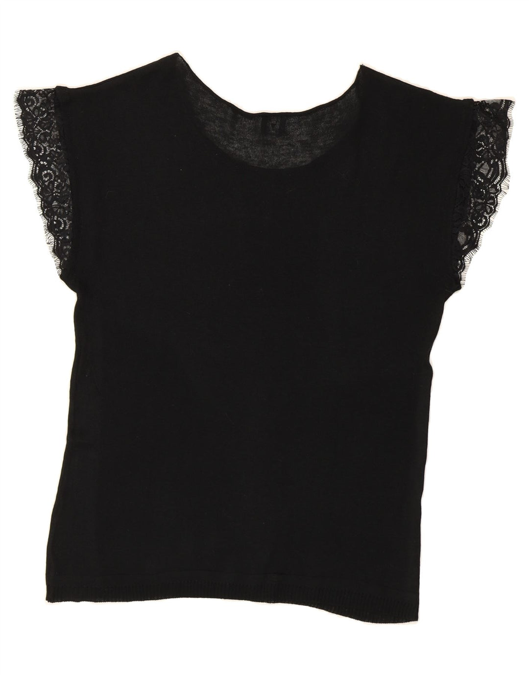 GUESS Womens Blouse Top UK 14 Medium Black Vintage Guess and Second-Hand Guess from Messina Hembry 