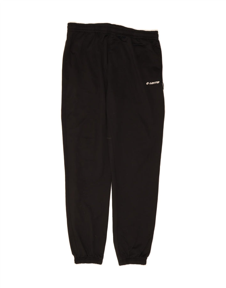 LOTTO Mens Tracksuit Trousers Joggers 2XL Black Polyester Vintage Lotto and Second-Hand Lotto from Messina Hembry 