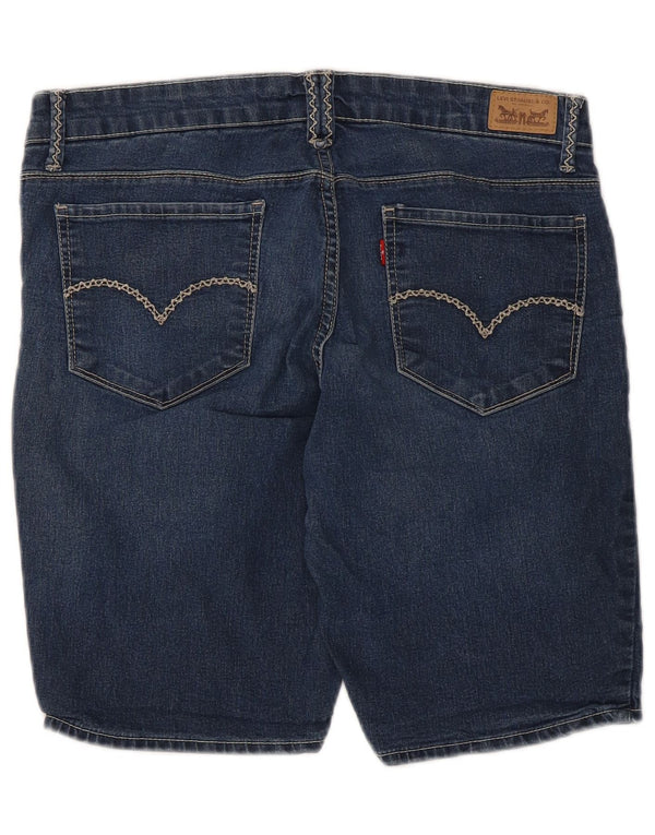 Levi's Girls Denim Bermuda Shorts 12-13 Years W34  Blue Cotton