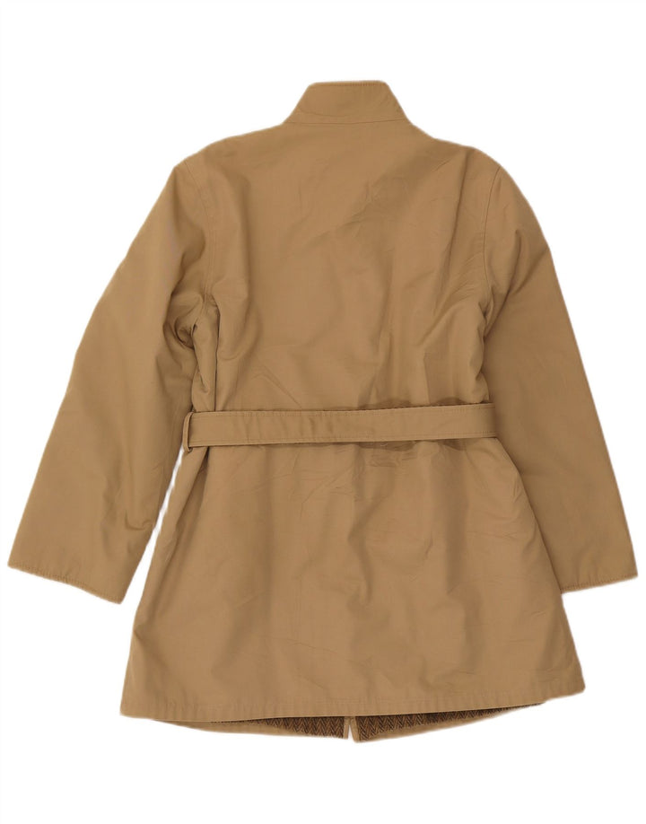 Vintage vendbar overfrakke til kvinder IT 42 Medium Khaki