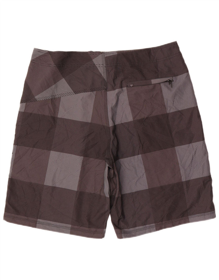 Hurley Herre grafiske svømmeshorts store grå ternet polyester