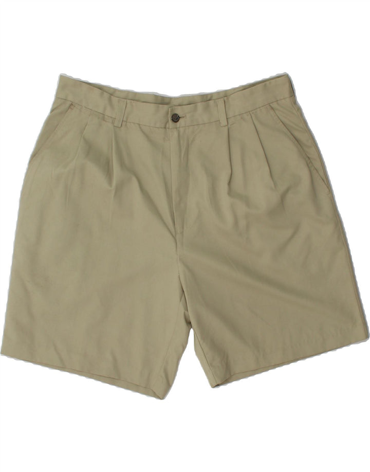 IZOD Mens Pegged Chino Shorts W36 Large  Khaki Polyester Vintage Izod and Second-Hand Izod from Messina Hembry 