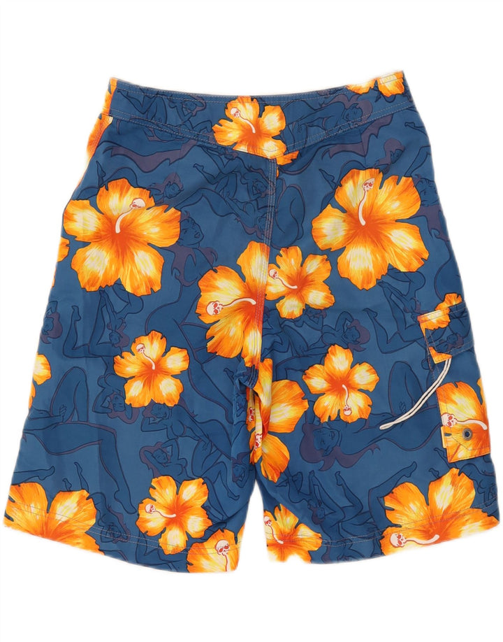 Billabong Badeshorts til mænd Small Blue Floral Polyester