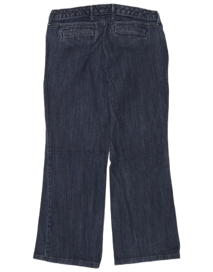 EDDIE BAUER Kvinder Curvy Straight Jeans US 14 XL W36 L28 Marineblå Bomuld