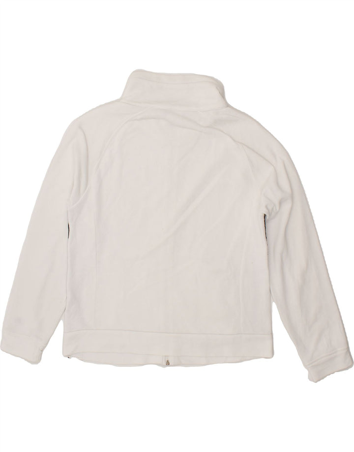 CHAMPION Womens Tracksuit Top Jacket UK 14 Large White Cotton Vintage Champion and Second-Hand Champion from Messina Hembry 