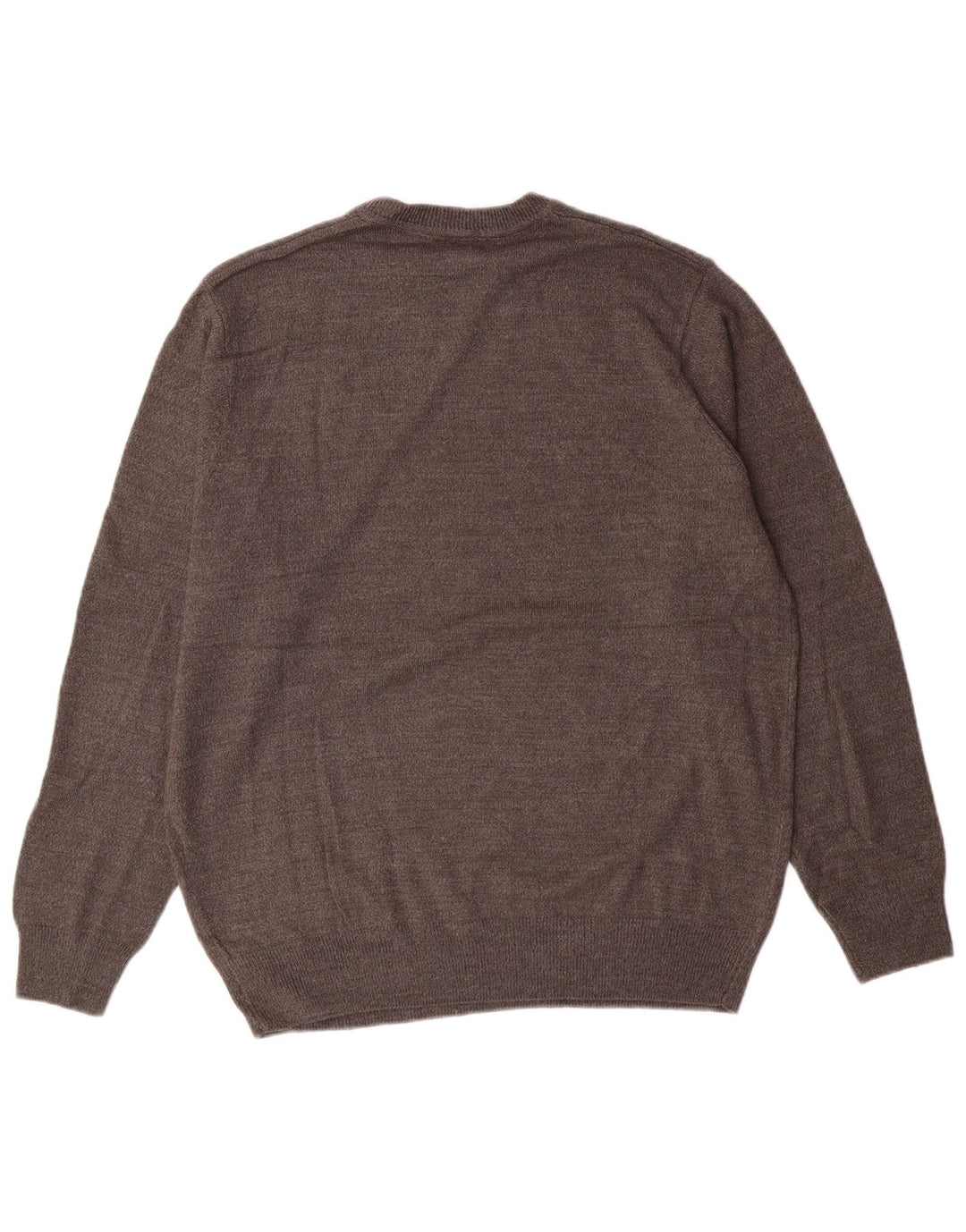 Dockers Herre Crew Neck Jumper Sweater Large Grey Argyle/Diamond Acryl