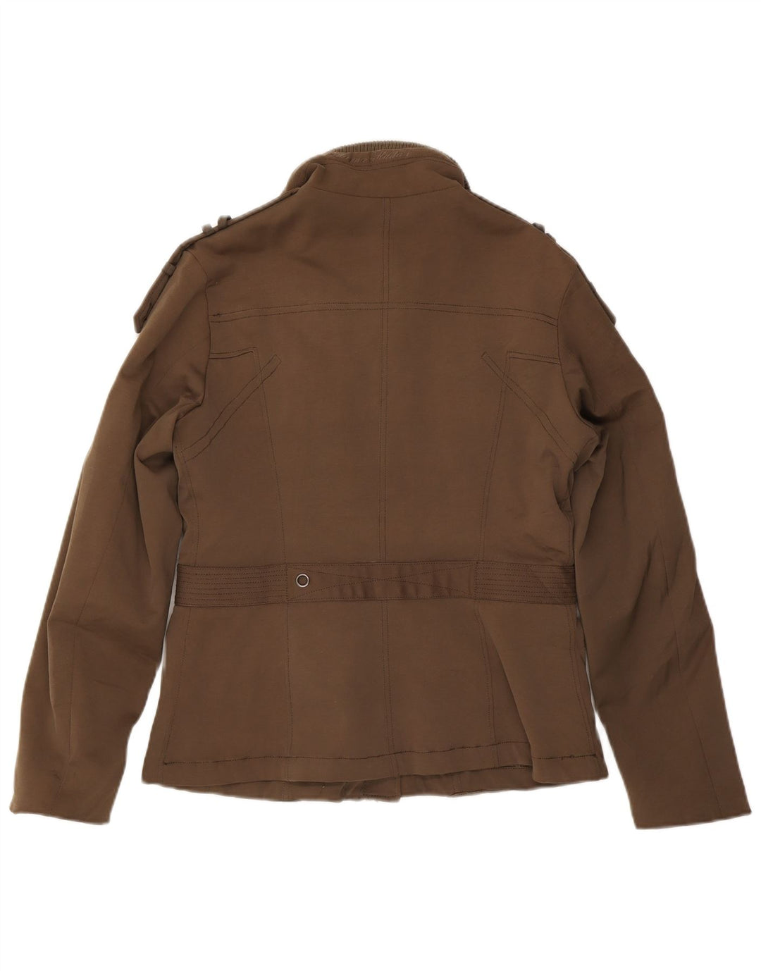 Marina Militare Militærjakke til kvinder UK 18 XL Brun Polyester