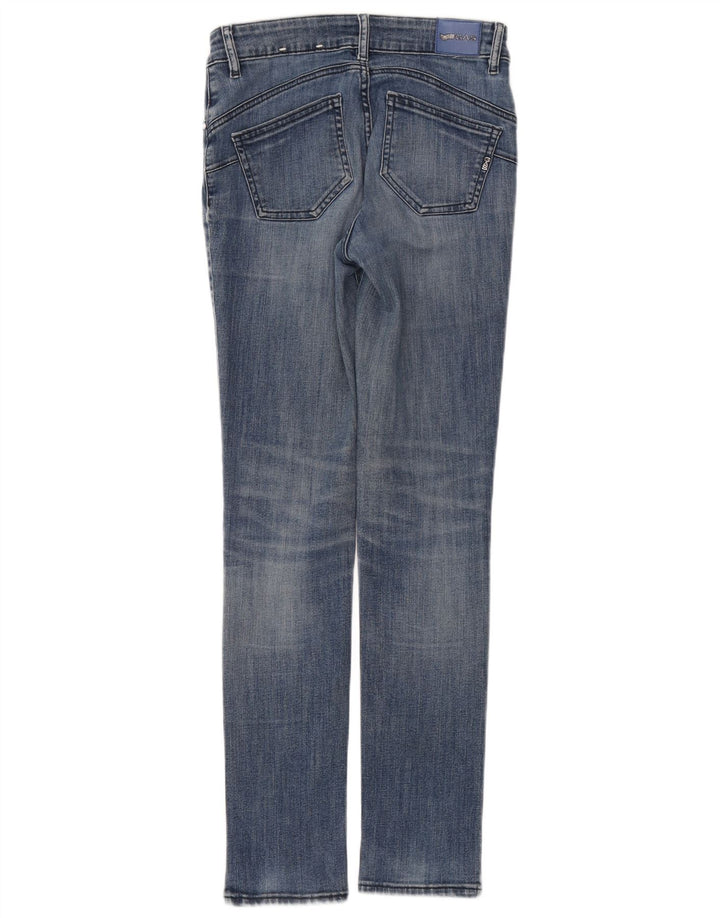 Gas Dame Slim Jeans W26 L30 Blå Bomuld