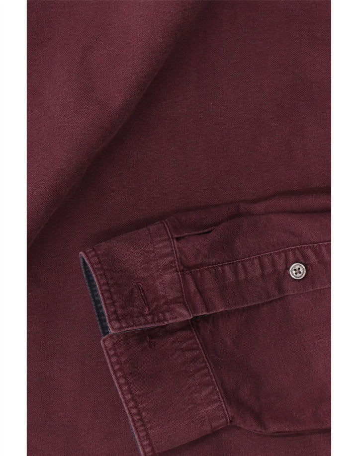 Lyle & Scott herreskjorte 2XL Bourgogne bomuld