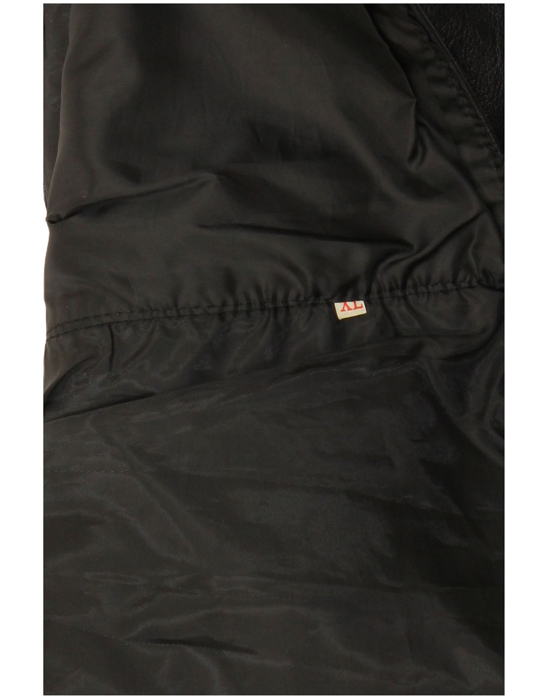 VINTAGE Herre lædervest XL Sort