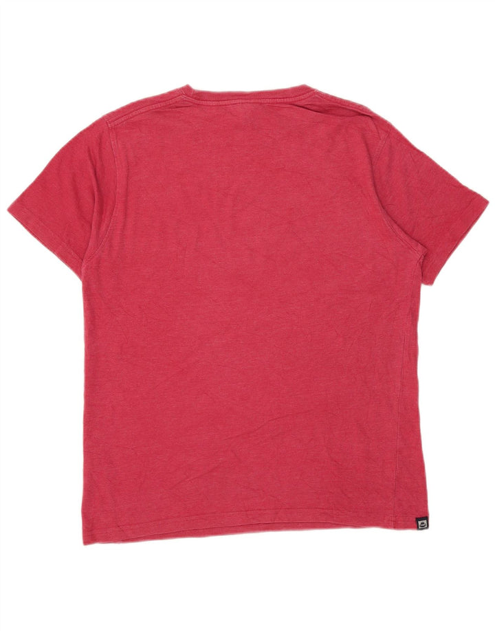 Saltrock Herre grafisk T-shirt Top Lille rød bomuld