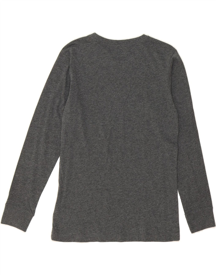 HURLEY Boys Graphic Top Long Sleeve 12-13 Years Large Grey Cotton Vintage Hurley and Second-Hand Hurley from Messina Hembry 