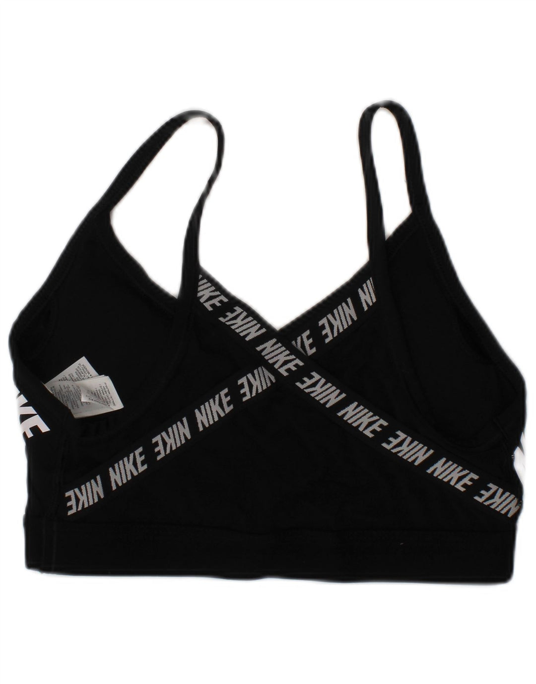 Nike polstret sports-bh-top lille sort polyester sport