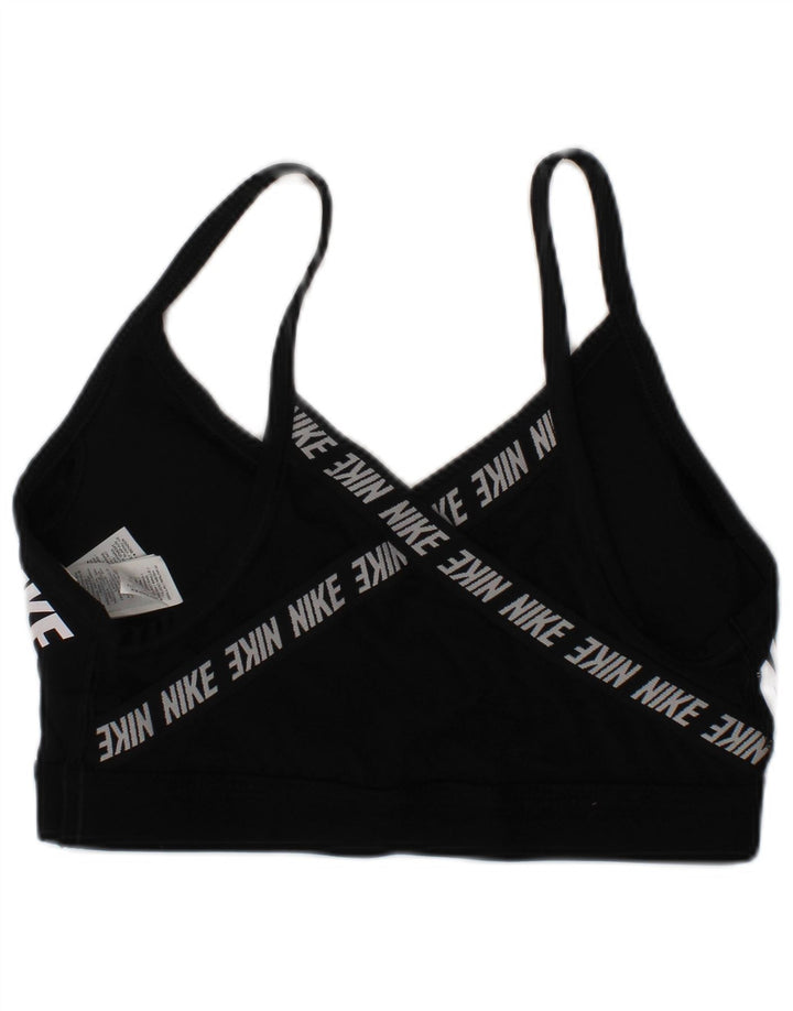 Nike polstret sports-bh-top lille sort polyester sport