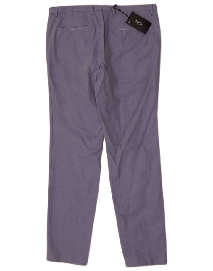 Hugo Boss Herre Slim Chino Bukser W34 L33 Blå