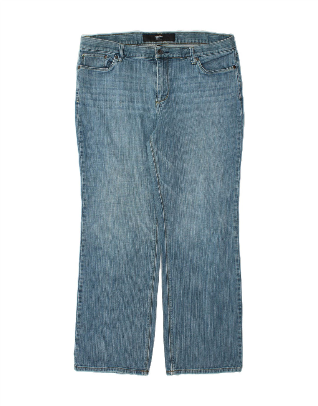 MOSSIMO Womens Straight Jeans US 14 XL W36 L30 Blue Cotton Vintage Mossimo and Second-Hand Mossimo from Messina Hembry 