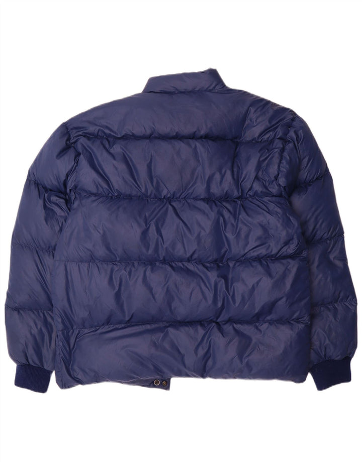 Ball On Herre Polstret Jakke UK 40 Large Navy Blue Polyamide