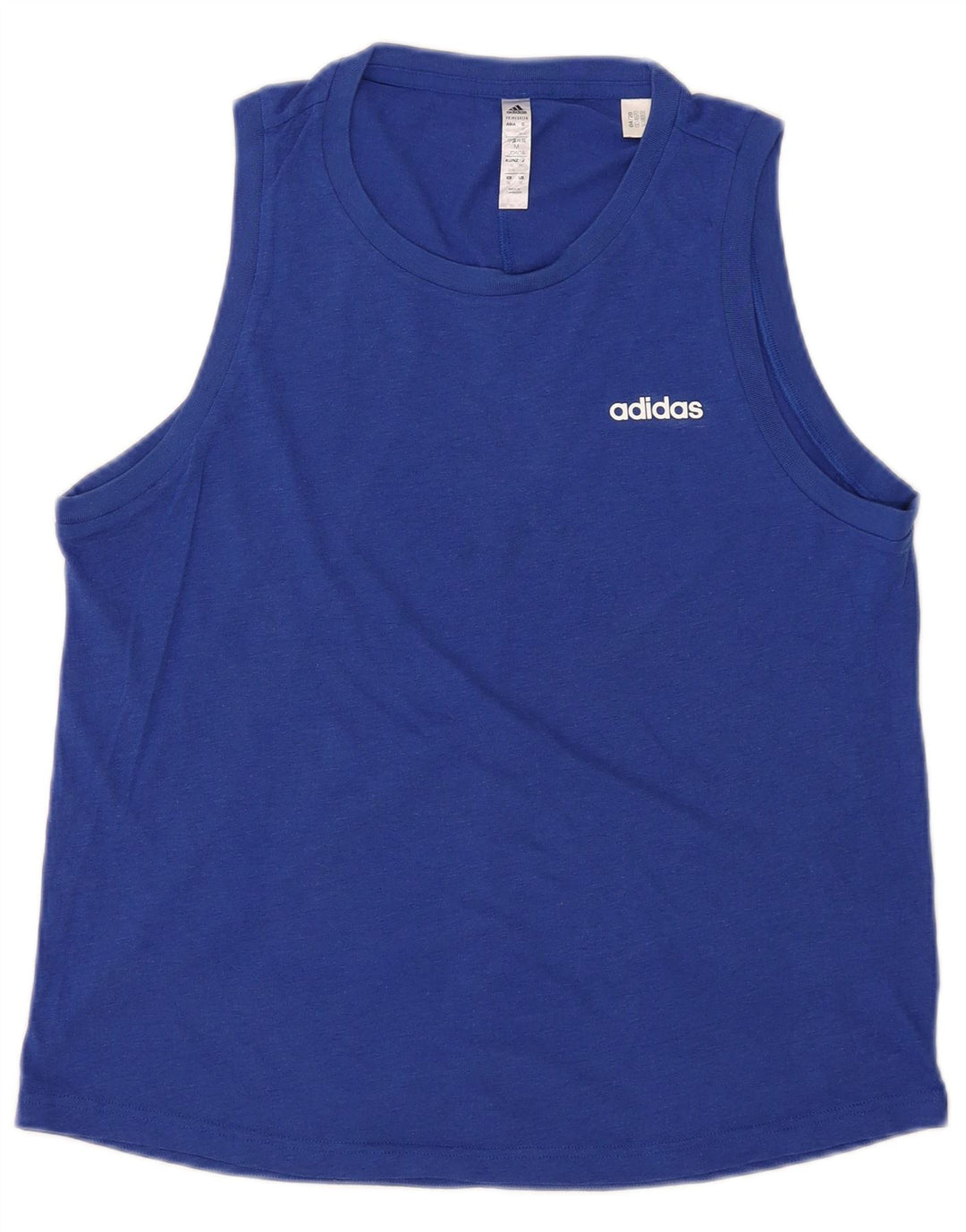 Adidas Aeroready Vest Top UK 38/40 Medium Blue Polyester