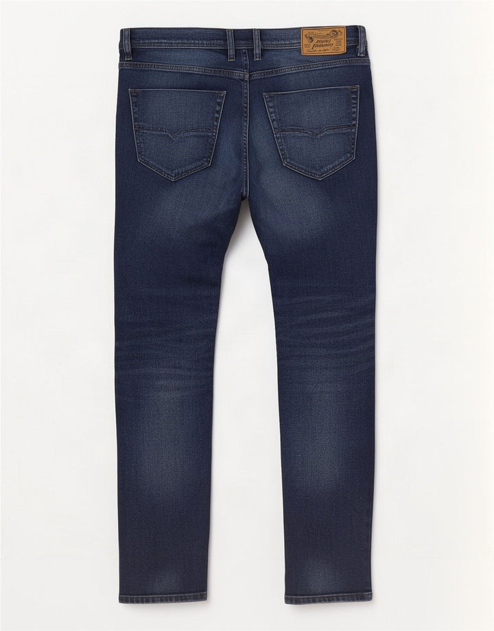 Diesel Herre Slim Jeans W34 L31 Marineblå Bomuld