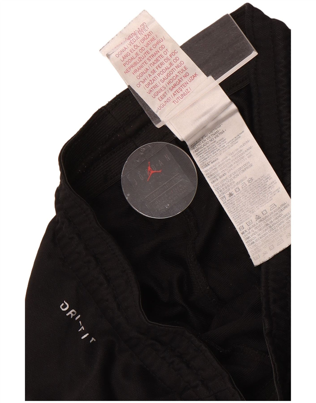 Jordan Boys Dri Fit træningsdragt bukser 12-13 år Stor sort polyester