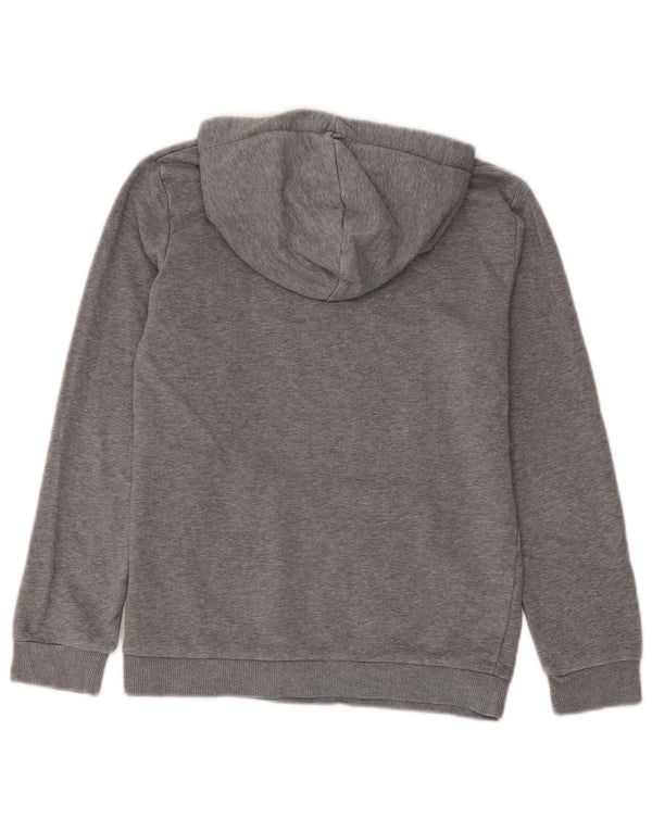 Puma Boys Graphic Hoodie Jumper 11-12 Years  Grey Cotton