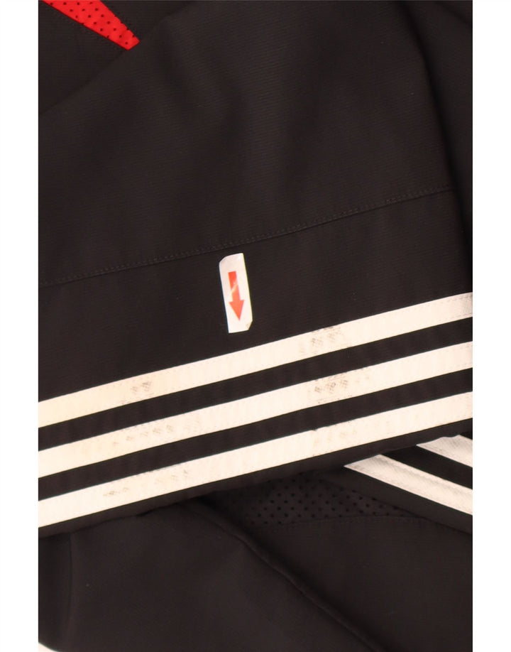 Adidas Herre Clima 365 Regnjakke UK 34 XS Sort Colourblock Polyester