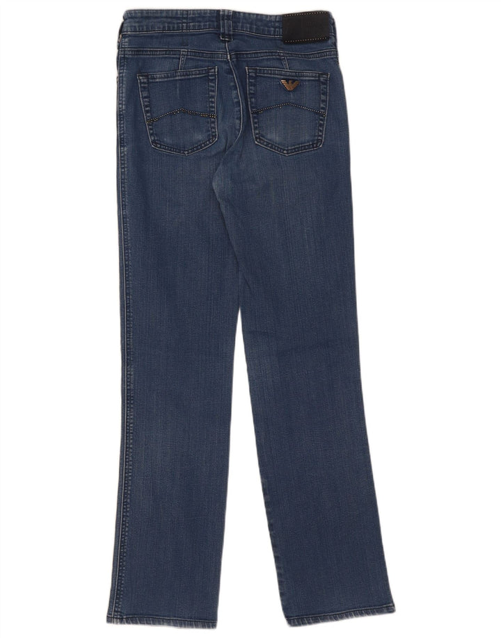Armani Dame Straight Jeans W27 L27 Blå