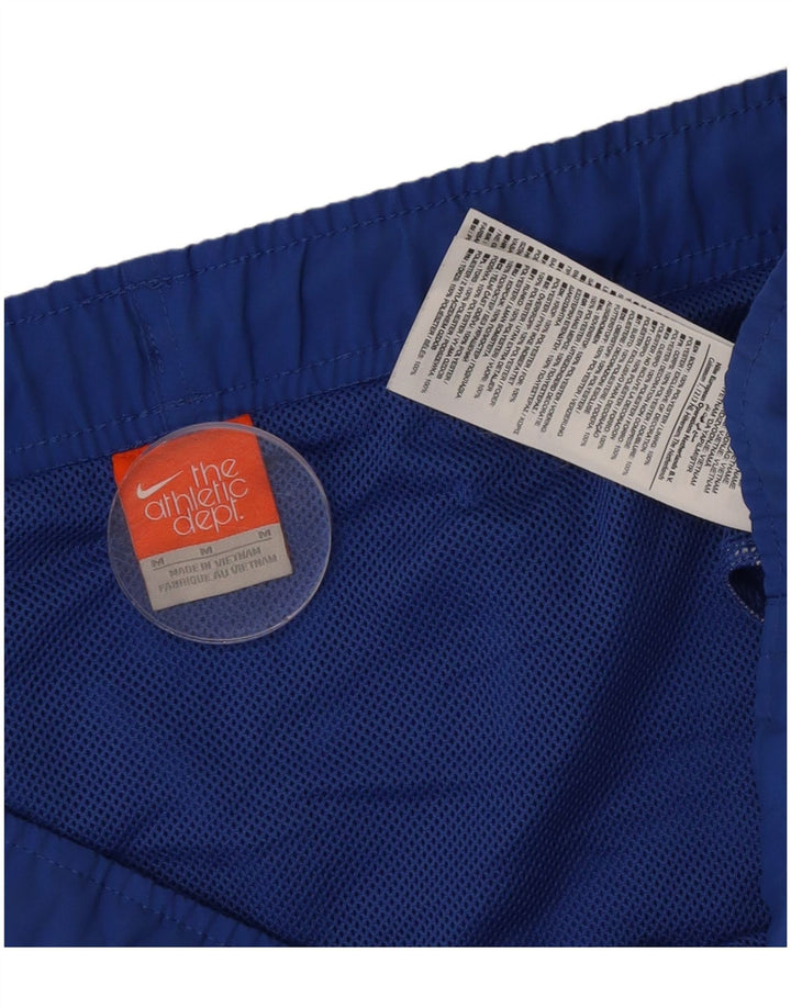 Nike grafiske sportsshorts til mænd Medium Blue Colourblock Polyester