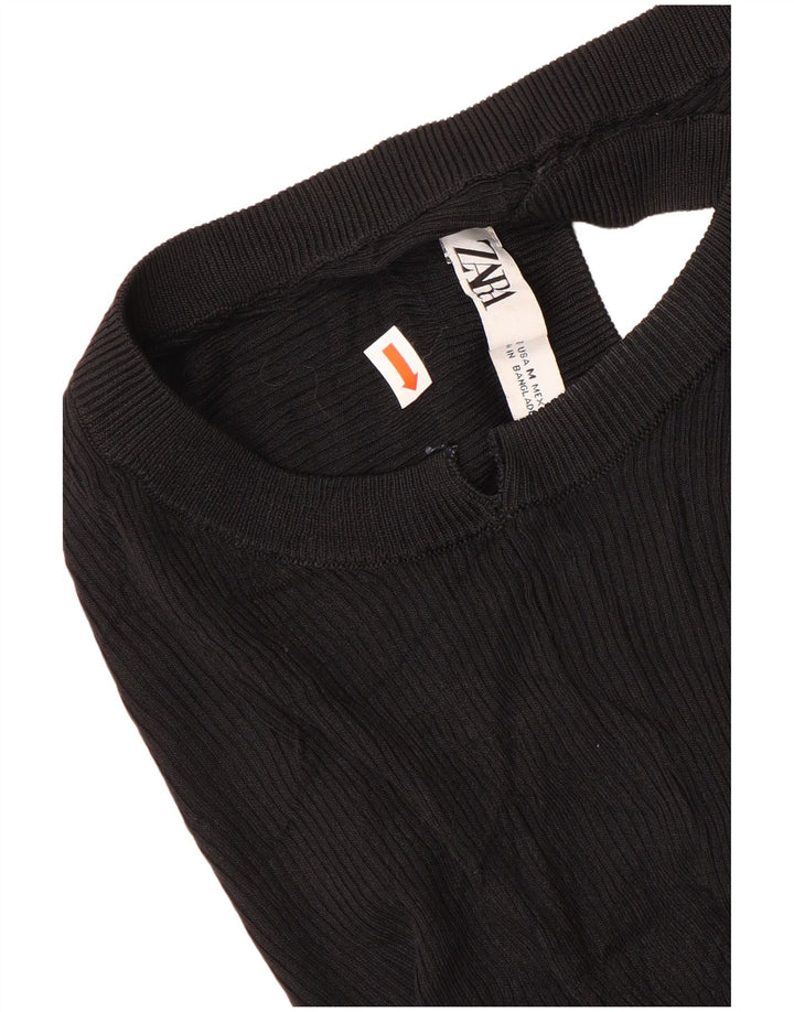 Zara Damevest Top UK 12 Medium Sort Viscose