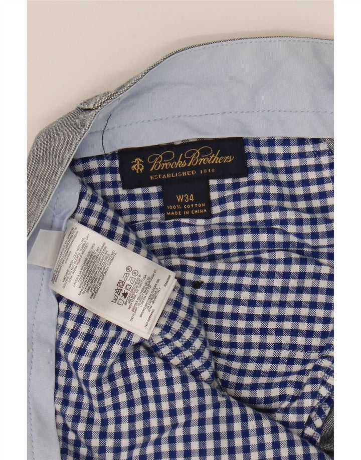Brooks Brothers Chino Shorts til mænd W34 Large Blue Cotton