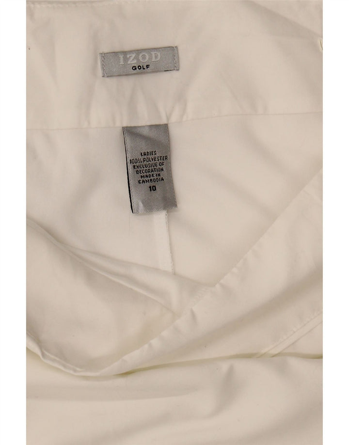 IZOD Womens Mini Skirt US 10 Large W32  White Polyester Vintage Izod and Second-Hand Izod from Messina Hembry 