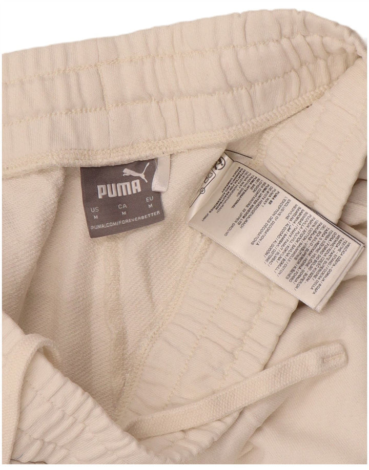 Puma træningsdragt til kvinder Joggers UK 14 Medium White Bomuld