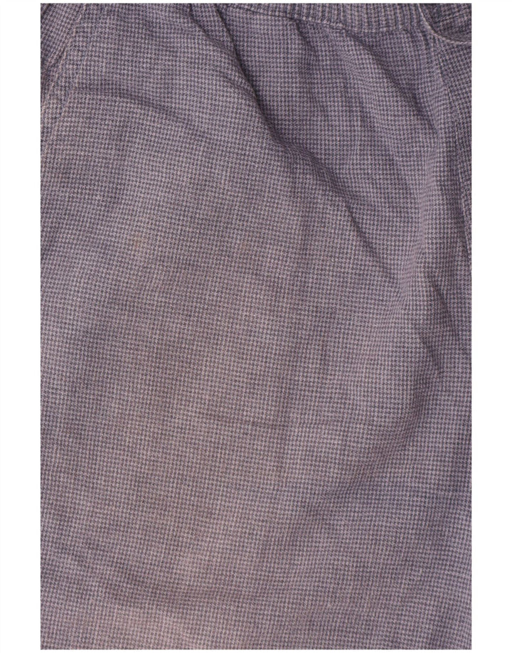 Abercrombie & Fitch Chino-shorts til kvinder Medium W32 Marineblå Houndstooth