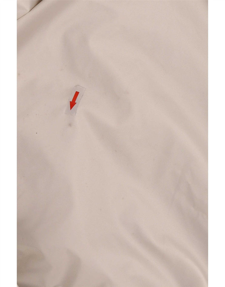 Alpine Herre Hætte Skijakke IT 50 Stor Hvid Colourblock Polyester