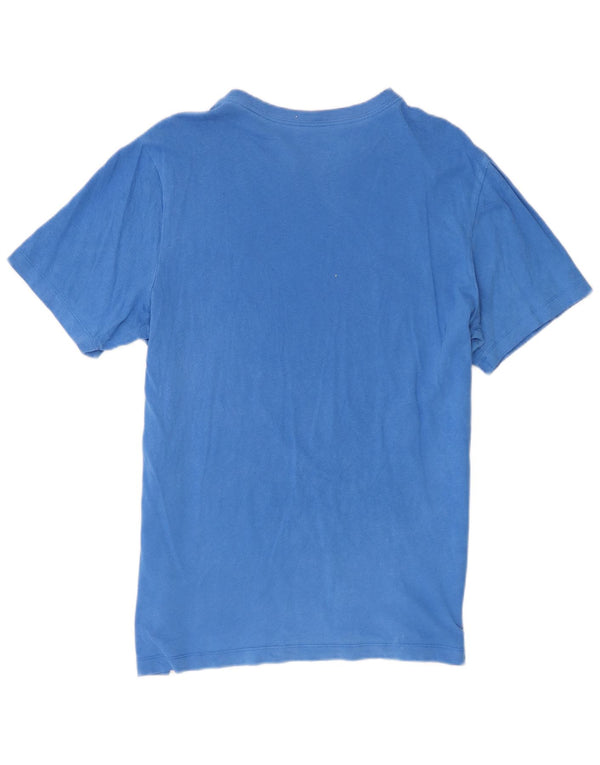 Nike T-shirt top til mænd, stor blå bomuld