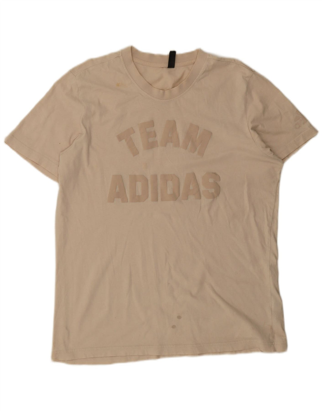 Adidas Grafisk T-shirt top til mænd, stor beige