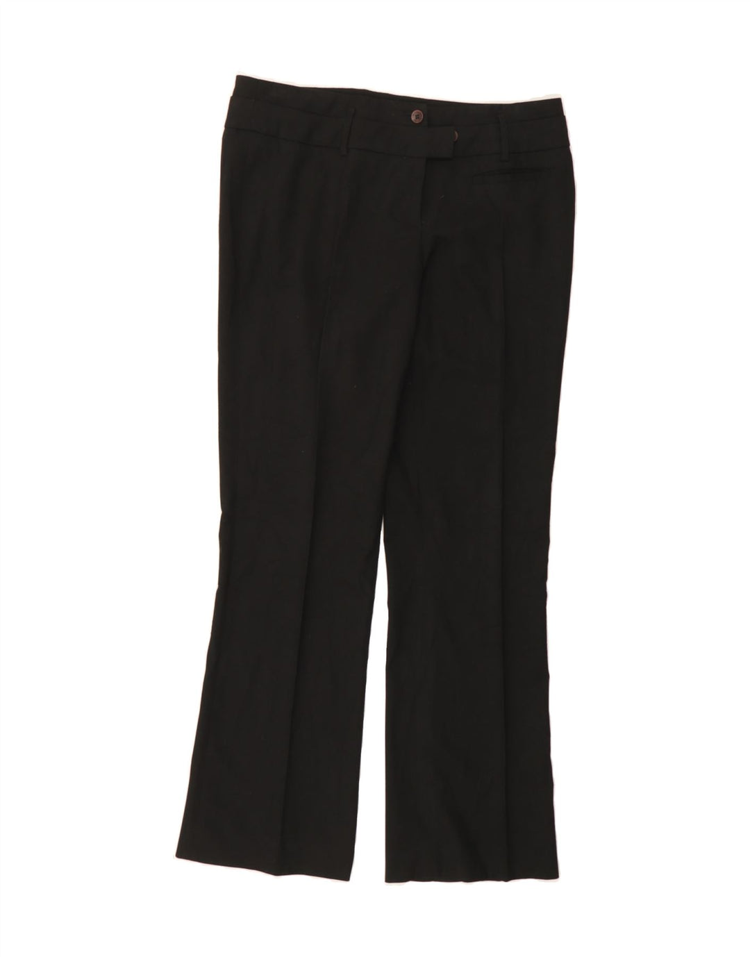 TRUSSARDI Womens Straight Casual Trousers IT 44 Medium W32 L30 Black Vintage Trussardi and Second-Hand Trussardi from Messina Hembry 