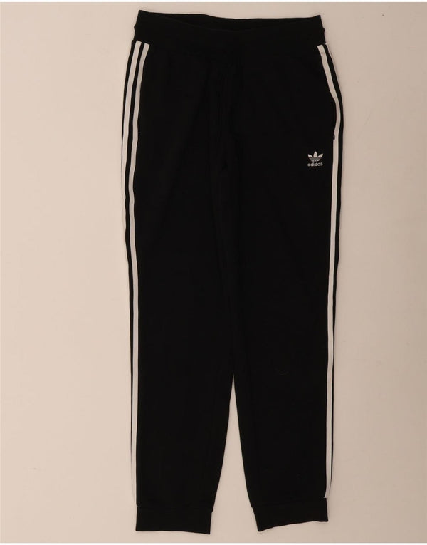 Adidas Dame træningsdragt Bukser Joggers UK 16 Large Black Bomuld