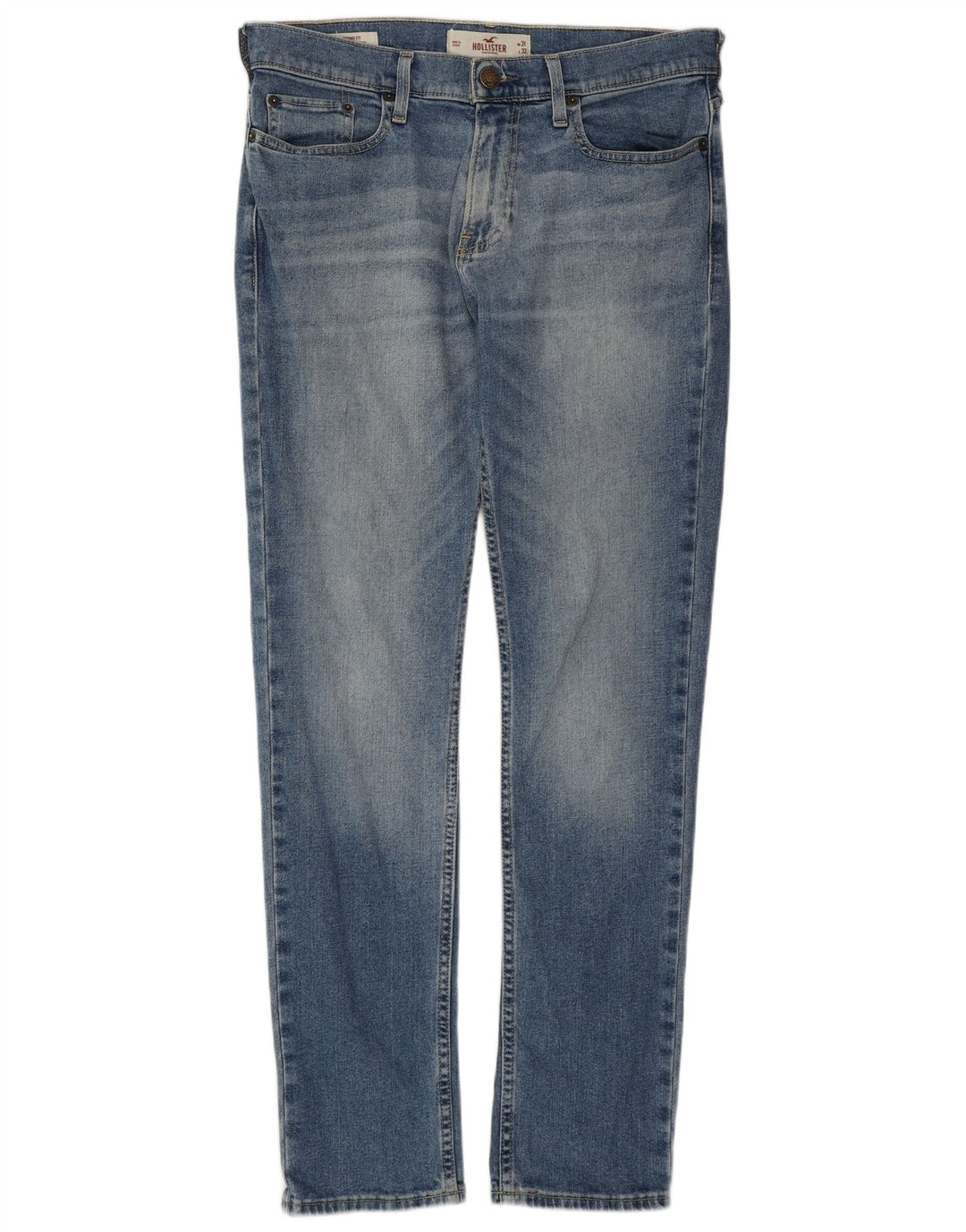 HOLLISTER Skinny Jeans til mænd W31 L32 Blå Bomuld