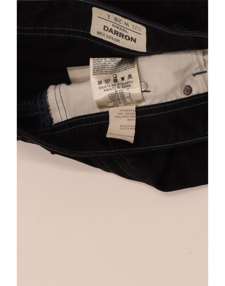 Diesel Dame Darron Slim Jeans W28 L28 Marineblå Bomuld