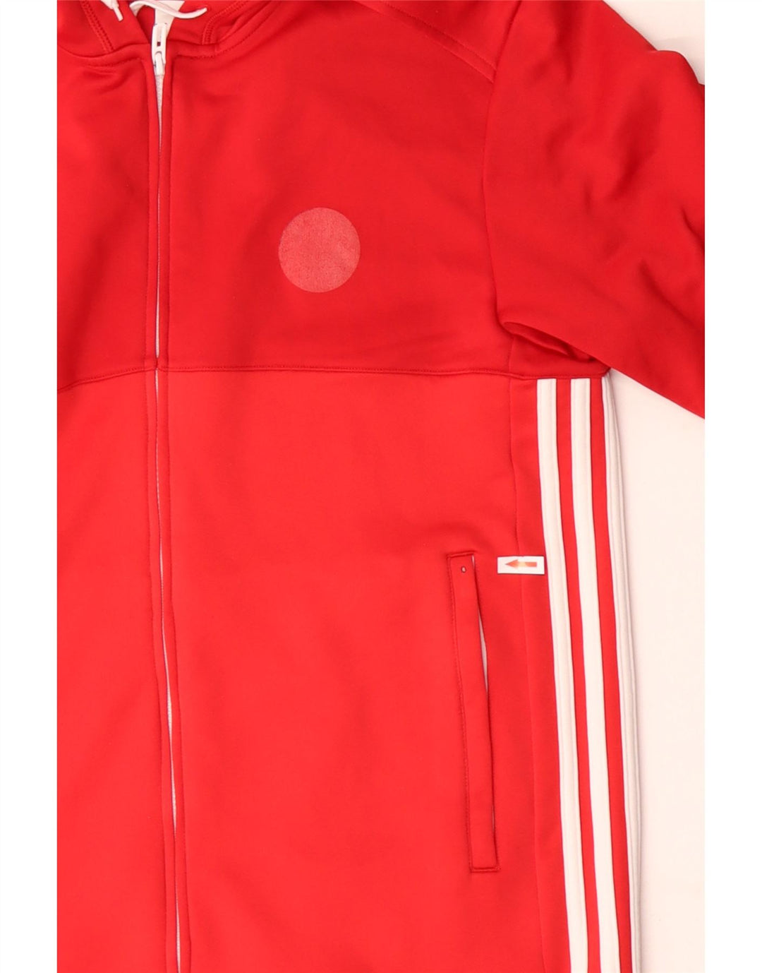 Adidas Herre Climalite hættetrøje med lynlås mellemrød polyester