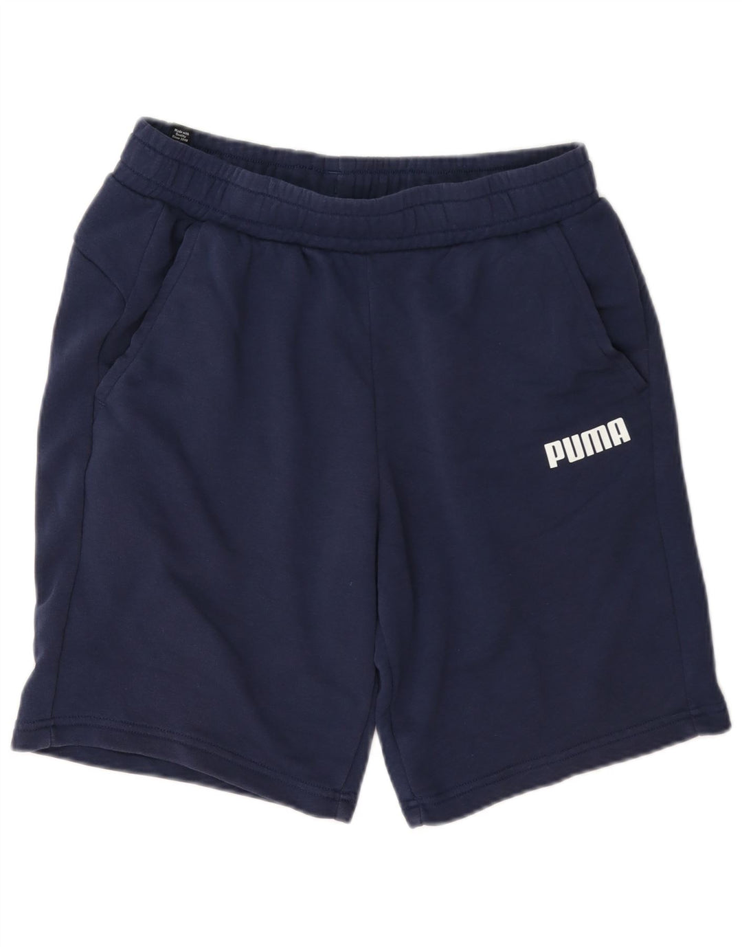 Puma Herre grafiske sportsshorts Medium marineblå bomuld