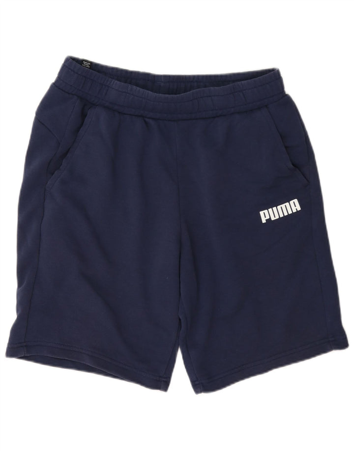 Puma Herre grafiske sportsshorts Medium marineblå bomuld