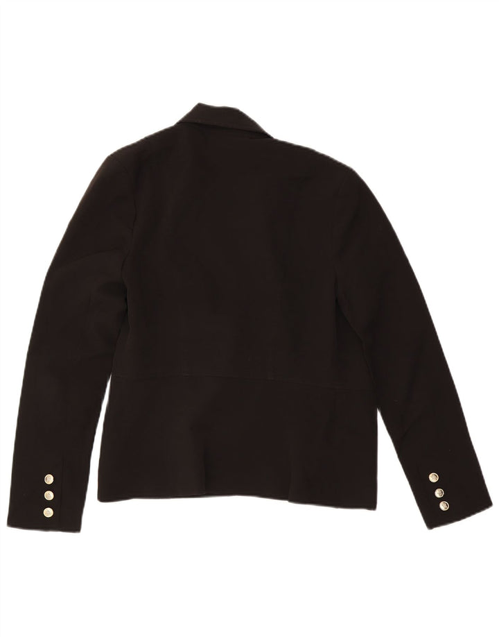 Lipsy Womens Open Blazer Jacket UK 8 Small Black Polyester