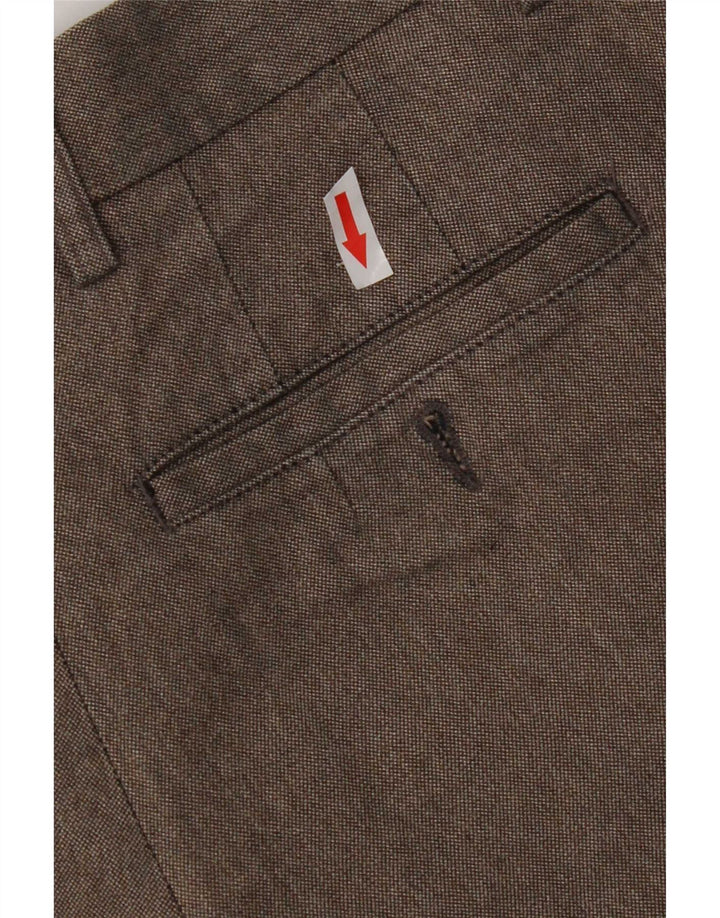 Zara Herre Lige Chinobukser EU 40 Medium W31 L30 Grå Polyester