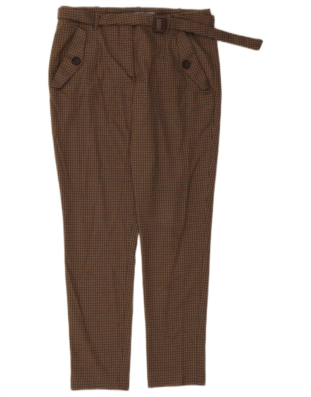 Zara Slim Chino Bukser Medium W28 L28 Brun ternet polyester