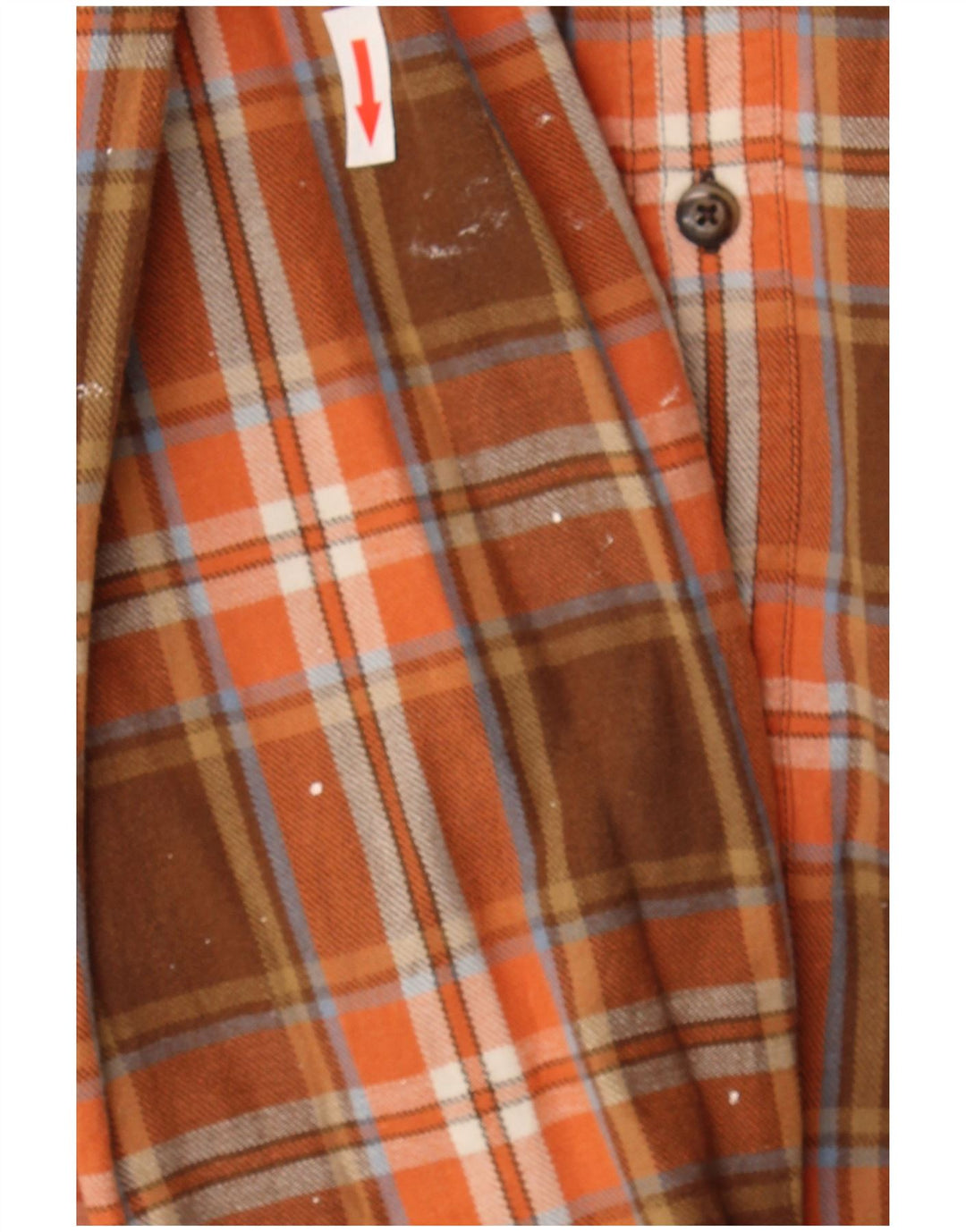 Timberland Herre flannelskjorte Medium brun ternet bomuld