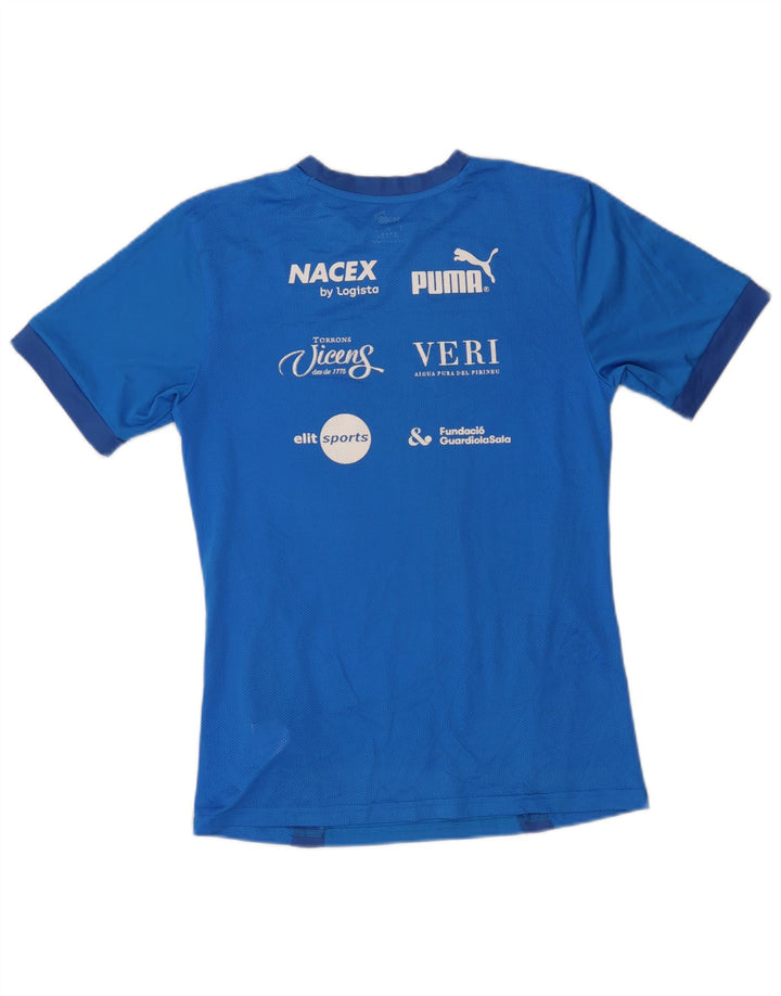 Puma Herre grafisk T-shirt Top Medium Blue Polyester