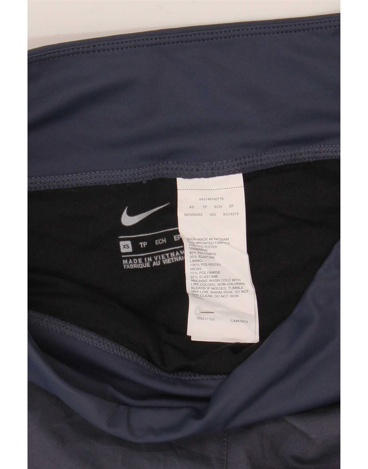 Nike sportsshorts til kvinder UK 6 XS marineblå polyamid