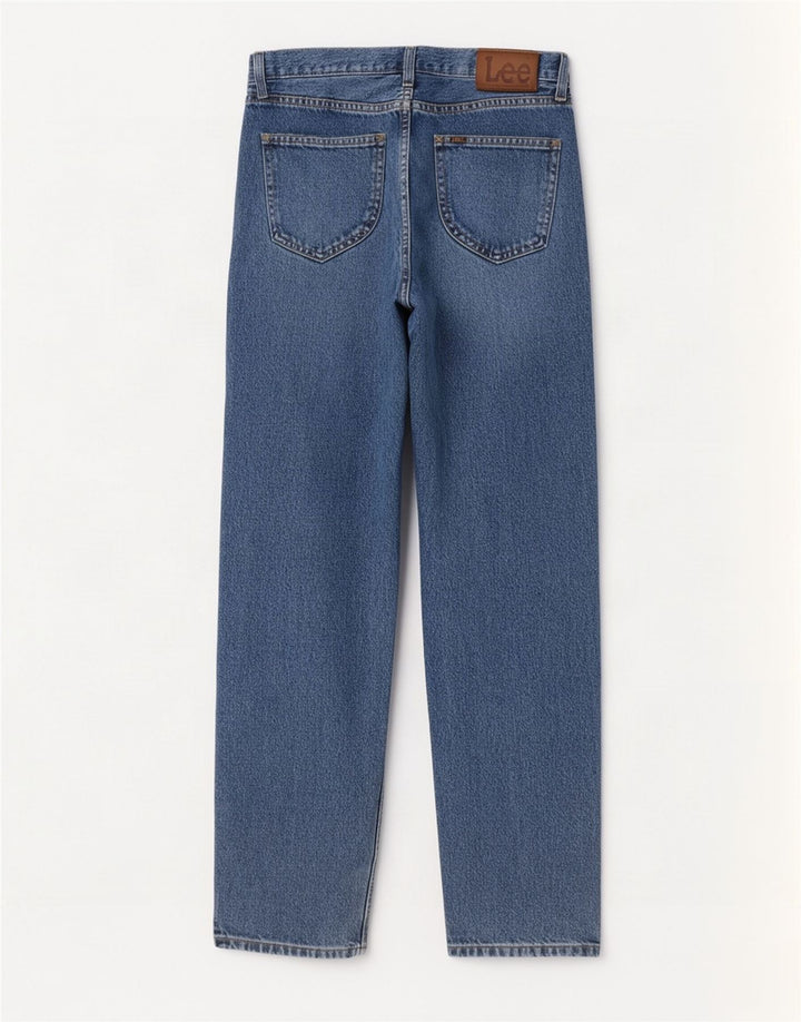 Lee Herre Kansas Straight Jeans W32 L32 Blå Bomuld
